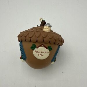 1994 Hallmark Keepsake Christmas Acorn Ornament "New Home" Vintage